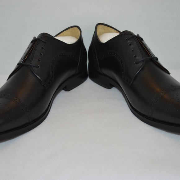 Johnston & Murphy Halford Cap-Toe Oxfrods Shoe 11 - Picture 4 of 8